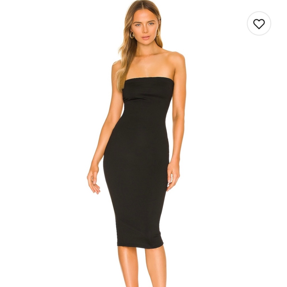 Revolve, Super Down Lilian Strapless Dress, Size Large